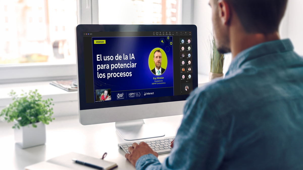 Webinar sobre Gestión de Procesos e IA reúne a más de 400 inscritos